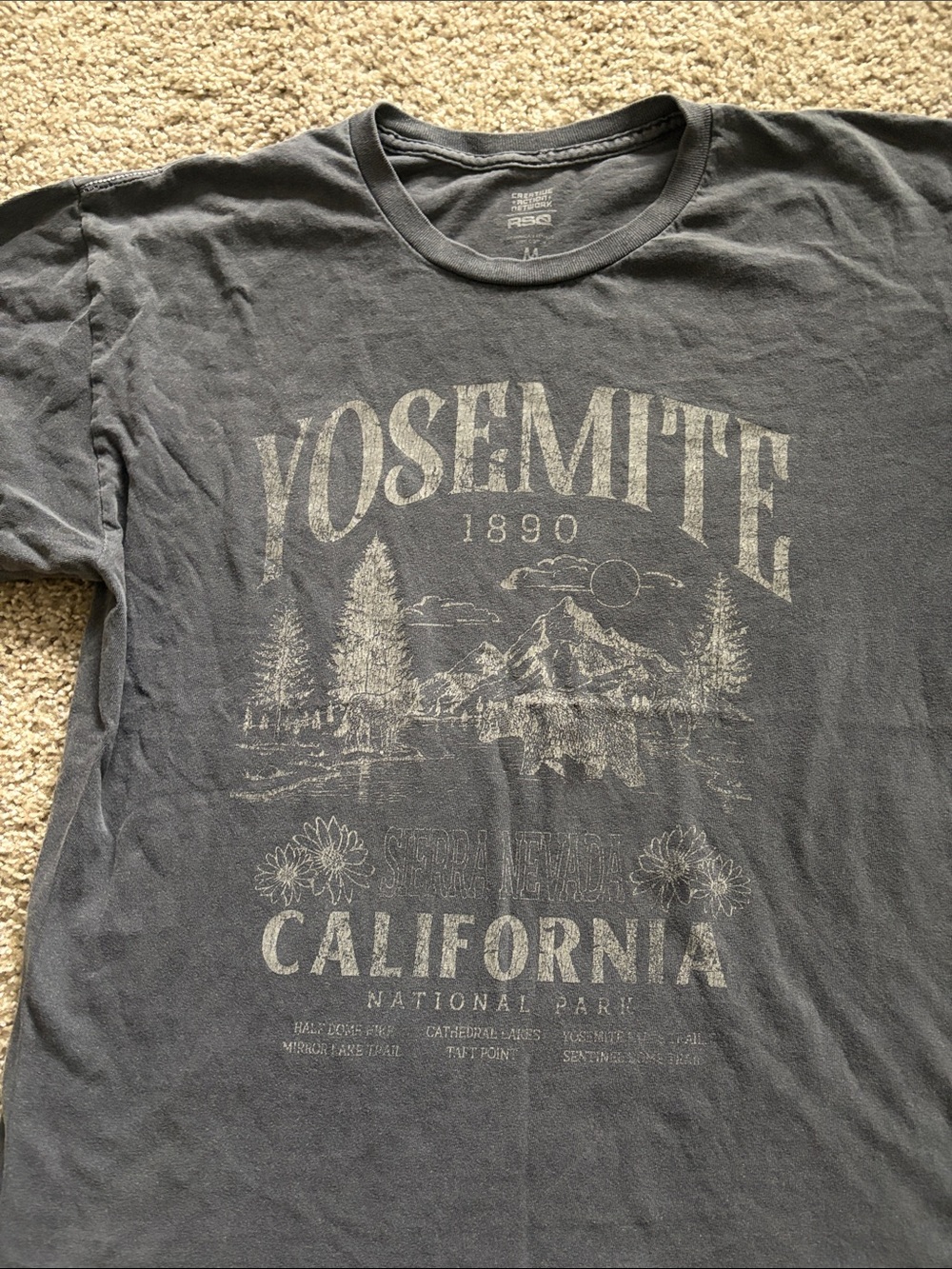 RSQ Charcoal Yosemite Graphic Tee